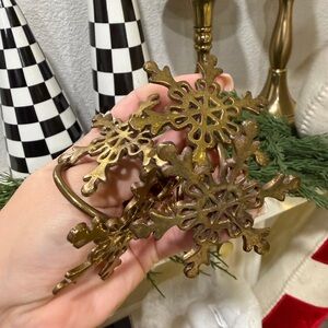 Set of 4 Vintage‎ Brass Angel Napkin Rings – Holiday Table Decor